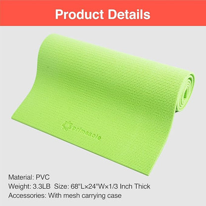 Thick Non-Slip Yoga Matt (Assorted Colors)