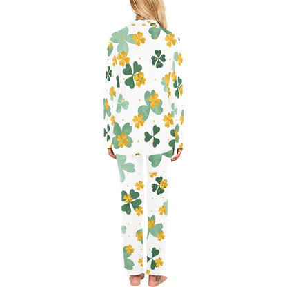 Women's Long Pajama Set(ModelSets 02)